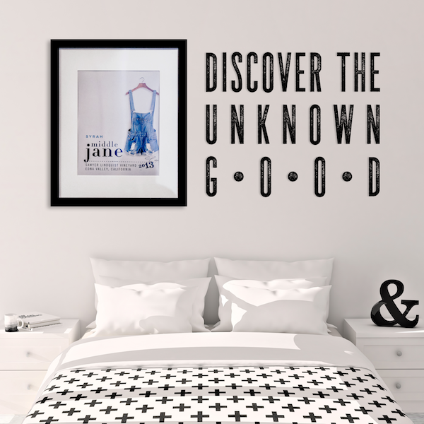 Middle Jane Syrah Framed Art