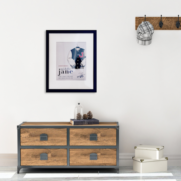 Middle Jane Zinfandel Framed Art