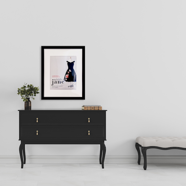 Middle Jane Cabernet Sauvignon Framed Art