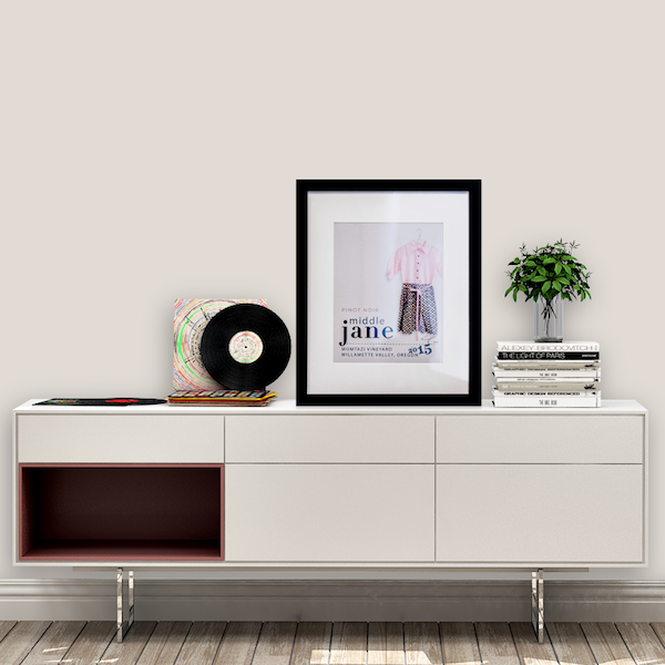 Middle Jane Pinot Noir Framed Art
